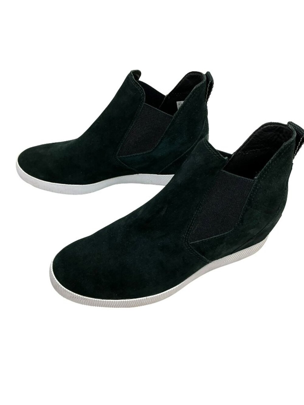 Sorel Suede Out N About Suede  Chelsea Slip-On Wedge Sneakers Womens Size 10.5 B